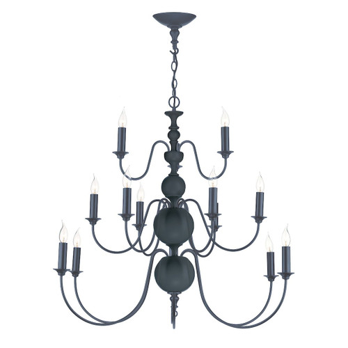 Flemish 15 Light Pendant In Bespoke Finish